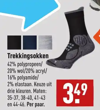 ALDI Trekkingsokken aanbieding