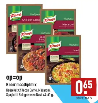 ALDI Knorr maaltijdmix 44-61g aanbieding