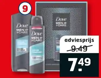 Trekpleister Dove Men + Care geschenkset Clean Comfort aanbieding