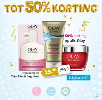 Plein.nl 50% korting op alle Olay aanbieding