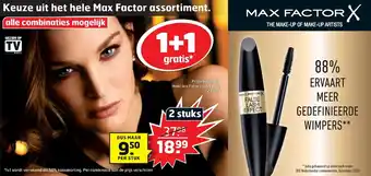 Trekpleister MAX FACTOR X Mascara False Lash Effekt 2st aanbieding