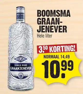 Super Dirck 3 BOOMSMA GRAAR JENEVER aanbieding