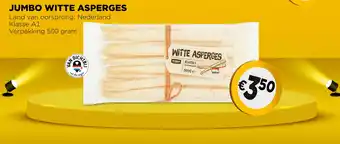 Jumbo JUMBO WITTE ASPERGES aanbieding