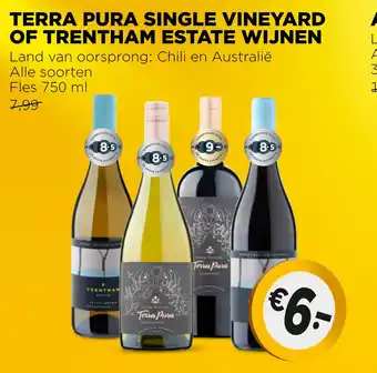 Jumbo TERRA PURA SINGLE VINEYARD OF TRENTHAM ESTATE WIJNEN aanbieding