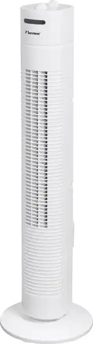 Bol.com Bestron Torenventilator Ventilator met 3 snelheidsstanden & 75° graden draaifunctie inc... aanbieding