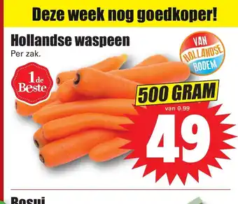 Dirk Hollandse waspeen per zak 500 gram aanbieding