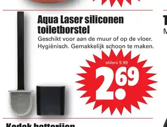 Dirk Aqua Leser siliconentoiletborstel aanbieding