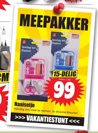 Dirk Naaisetje 15-delig aanbieding