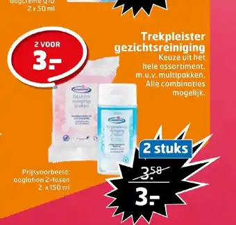 Trekpleister Gezichtsreiniger 2 stuks aanbieding