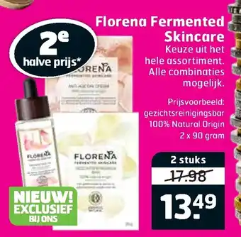 Trekpleister Florena Fermented skincare aanbieding