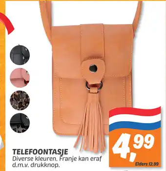 Dekamarkt Telefoontasje aanbieding