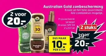 Trekpleister Australian Gold zonbescherming aanbieding