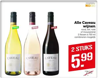 Coop Alle Caveau wijnen 750 ml aanbieding