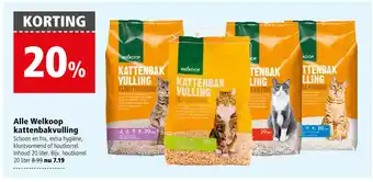 Welkoop Welkoop Schoon en Fris - Kattenbakvulling aanbieding