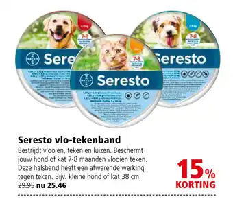 Welkoop Seresto Kat  - Teken/vlooienband aanbieding