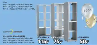 Jysk Haldager roomdivider aanbieding