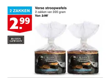 Hoogvliet Verse stroopwafels 320 gram aanbieding