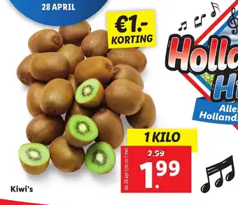 Lidl Kiwi's 1 kilo aanbieding