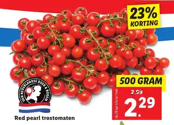 Lidl Red pearl trostomaten 500 gram aanbieding