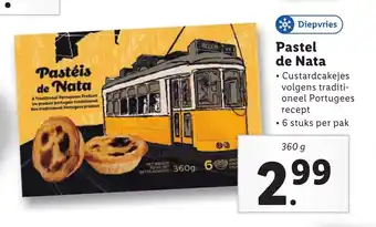 Lidl Pastel de Nata 360g aanbieding