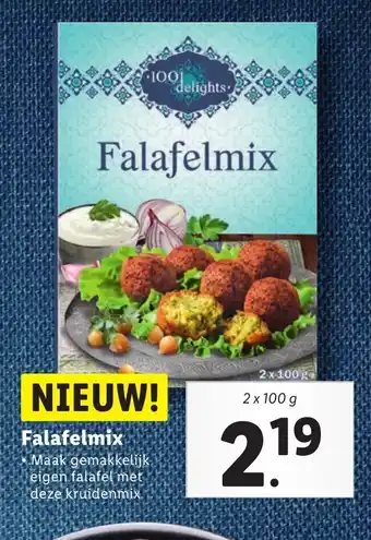 Lidl Falafelmix 2x100g aanbieding