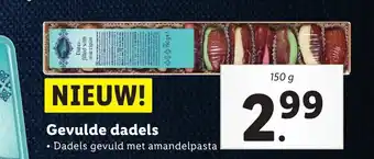 Lidl Gevulde dadels 150g aanbieding