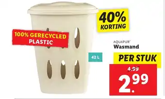 Lidl Aquapur Wasmand aanbieding