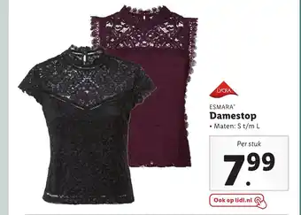 Lidl Esmara Damestop S t/m L aanbieding