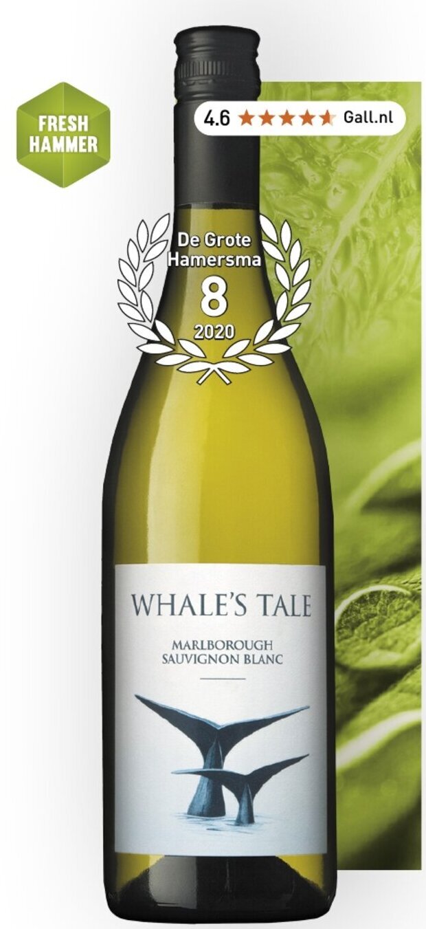 Whale's Tale Sauvignon Blanc 2020 aanbieding bij Gall & Gall