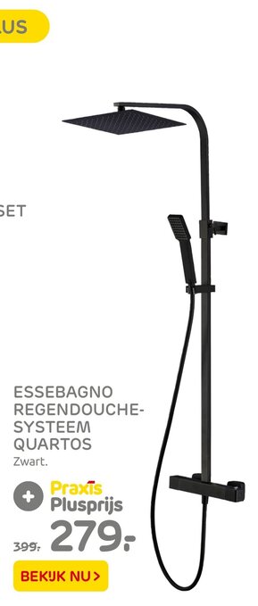 Praxis Essebagno regendouche- systeem quartos aanbieding