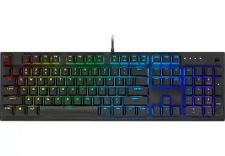 MediaMarkt CORSAIR K60 RGB Pro Mechanisch Qwerty Gaming-toetsenbord - Zwart aanbieding