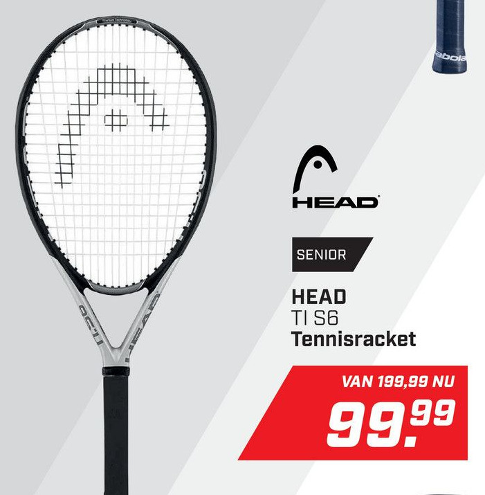 HEAD TI S6 Tennisracket aanbieding bij Daka Sport