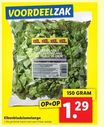 Lidl Eikenbladslamelange aanbieding