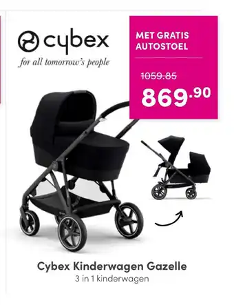 Baby & Tiener Cybex Kinderwagen Gazelle 3 in 1 kinderwagen aanbieding