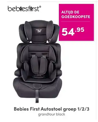 Baby & Tiener Bebies First Autostoel groep 1/2/3 aanbieding