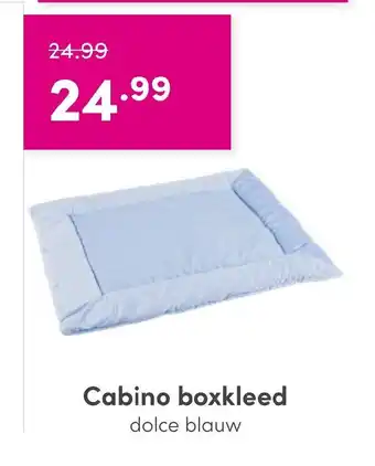 Baby & Tiener Cabino boxkleed dolce blauw aanbieding