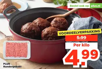 PLUS PLUS Rundergehakt aanbieding