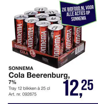 Bidfood Cola beerenburg aanbieding