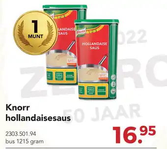 Zegro Knorr hollandaisesaus 1215g aanbieding