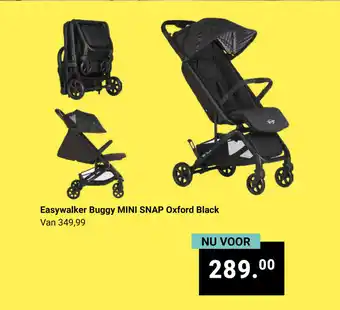 Van Asten BabySuperstore Easywalker Buggy Mini Snap oxford black aanbieding