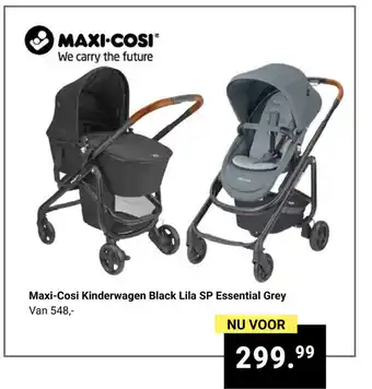 Van Asten BabySuperstore Maxi-cosi Kinderwagen black lila Sp essential grey aanbieding