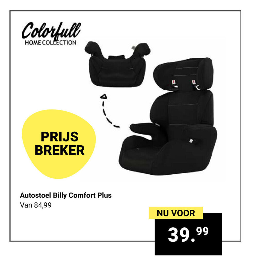 Autostoel billy comfort plus aanbieding bij Van Asten BabySuperstore