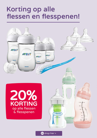 Prenatal Op alle flessen & flesspenen aanbieding