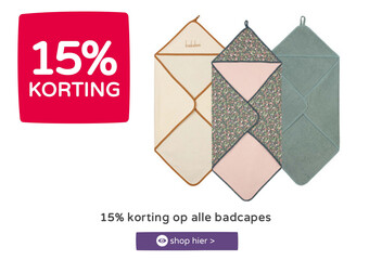 Prenatal Op alle badcapes aanbieding