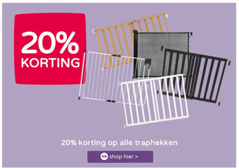 Prenatal Op alle traphekken aanbieding