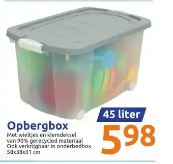 Action Opbergbox 58x38x31 cm aanbieding