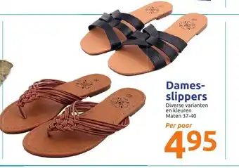 Action Dames-slippers aanbieding