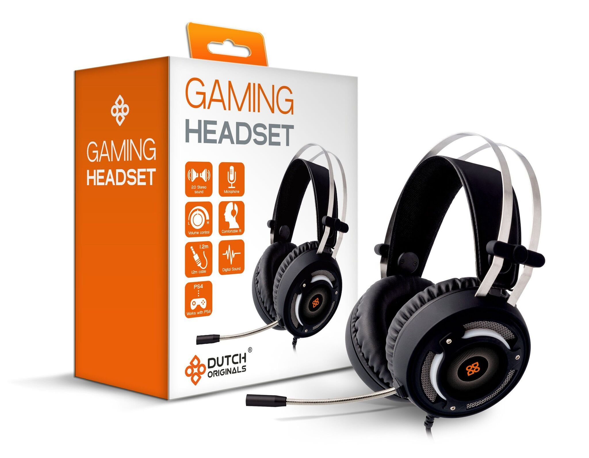 DUTCH ORIGINALS Gaming Headset met Microfoon, Gaming Headphones voor PC