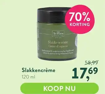 Holland & Barrett Slakkencreme 120 ml aanbieding