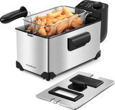 Bol.com Aigostar Ushas 30HEZ - Frituurpan 3 Liter - met kijkvenster - Anti reukfilter - RVS aanbieding